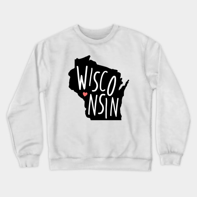 Wisconsin Crewneck Sweatshirt by mynameisliana